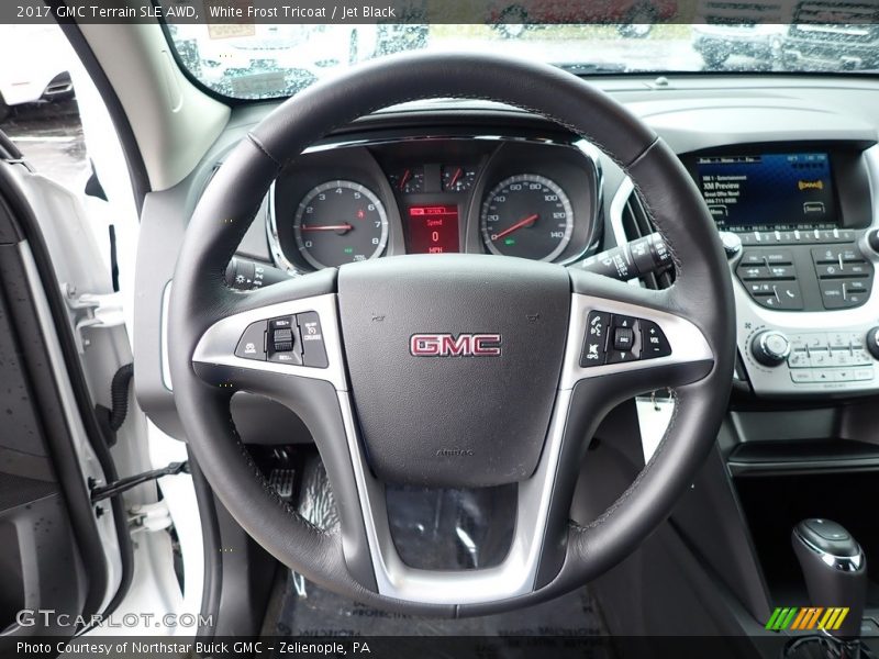 White Frost Tricoat / Jet Black 2017 GMC Terrain SLE AWD