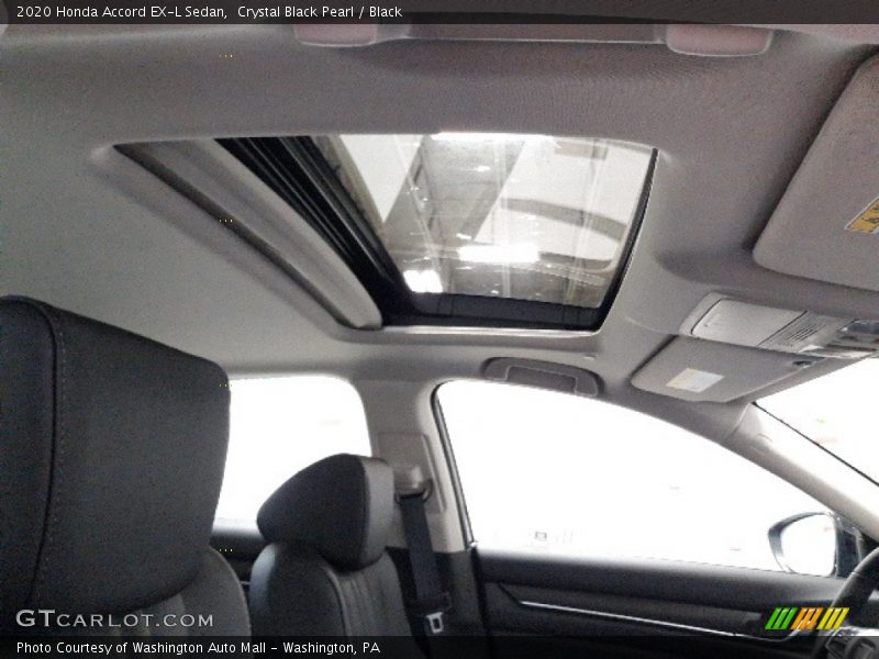 Crystal Black Pearl / Black 2020 Honda Accord EX-L Sedan