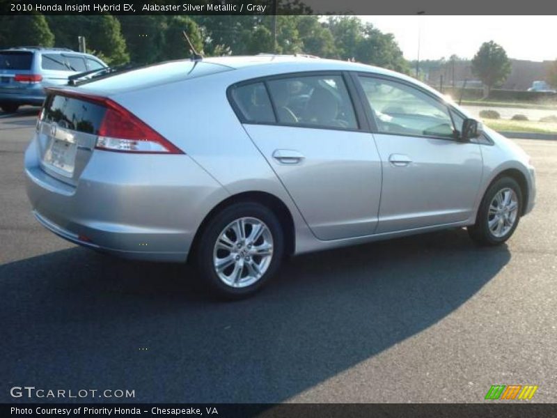 Alabaster Silver Metallic / Gray 2010 Honda Insight Hybrid EX