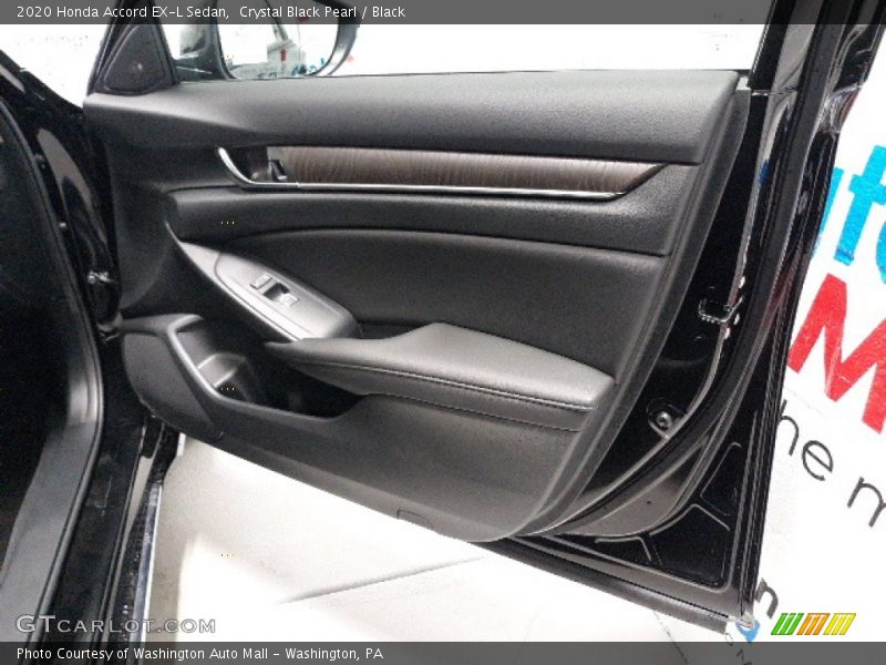 Crystal Black Pearl / Black 2020 Honda Accord EX-L Sedan