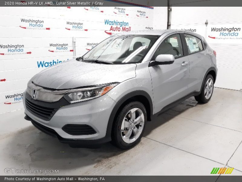Lunar Silver Metallic / Gray 2020 Honda HR-V LX AWD
