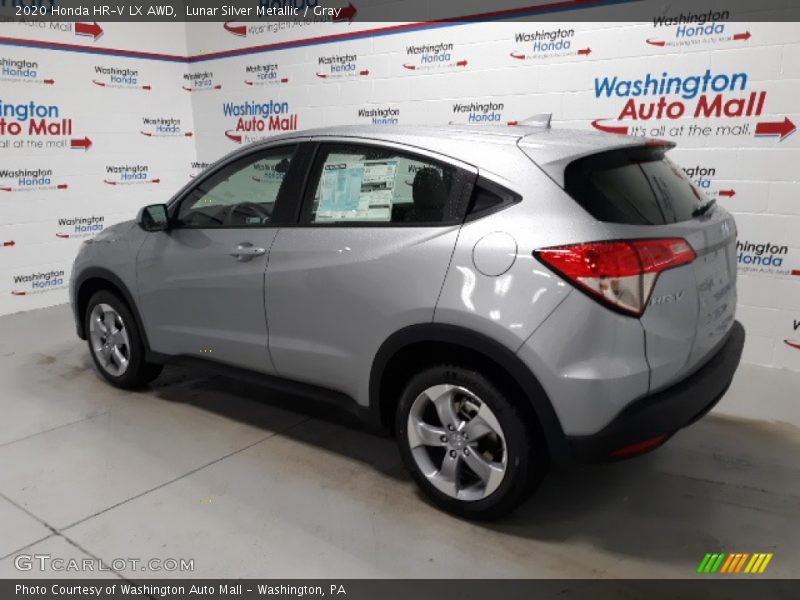 Lunar Silver Metallic / Gray 2020 Honda HR-V LX AWD