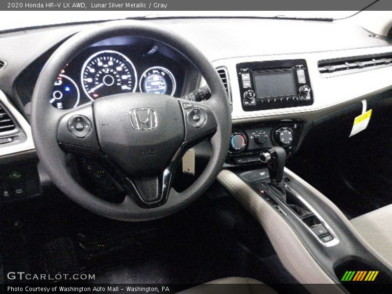 Lunar Silver Metallic / Gray 2020 Honda HR-V LX AWD