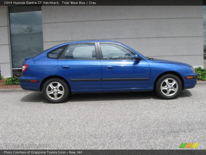Tidal Wave Blue / Gray 2004 Hyundai Elantra GT Hatchback