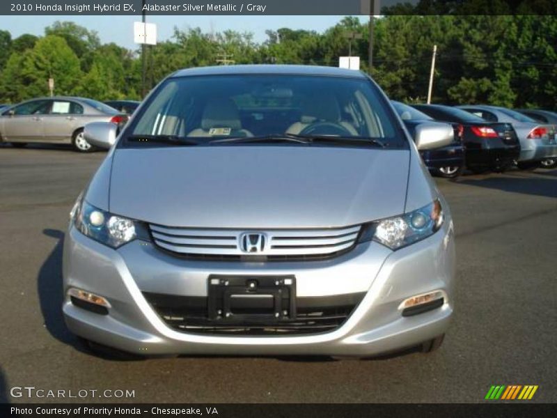 Alabaster Silver Metallic / Gray 2010 Honda Insight Hybrid EX