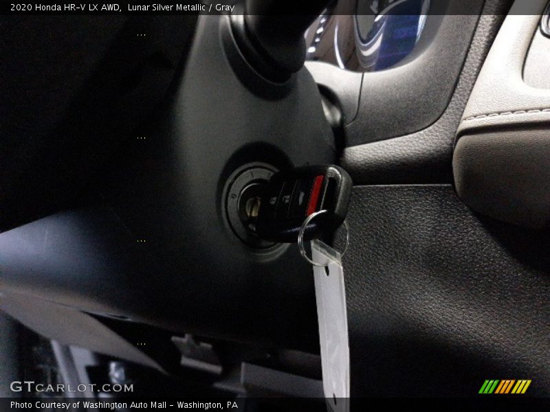 Lunar Silver Metallic / Gray 2020 Honda HR-V LX AWD
