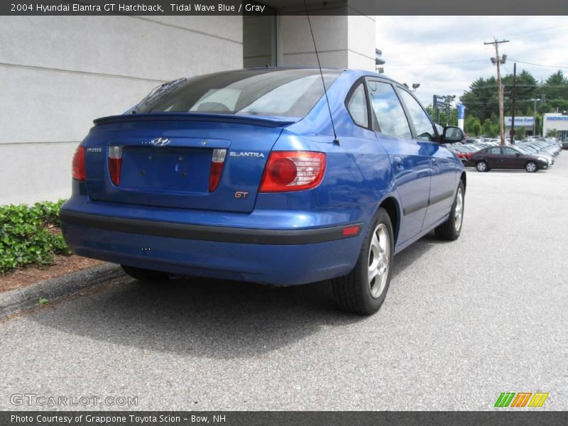 Tidal Wave Blue / Gray 2004 Hyundai Elantra GT Hatchback