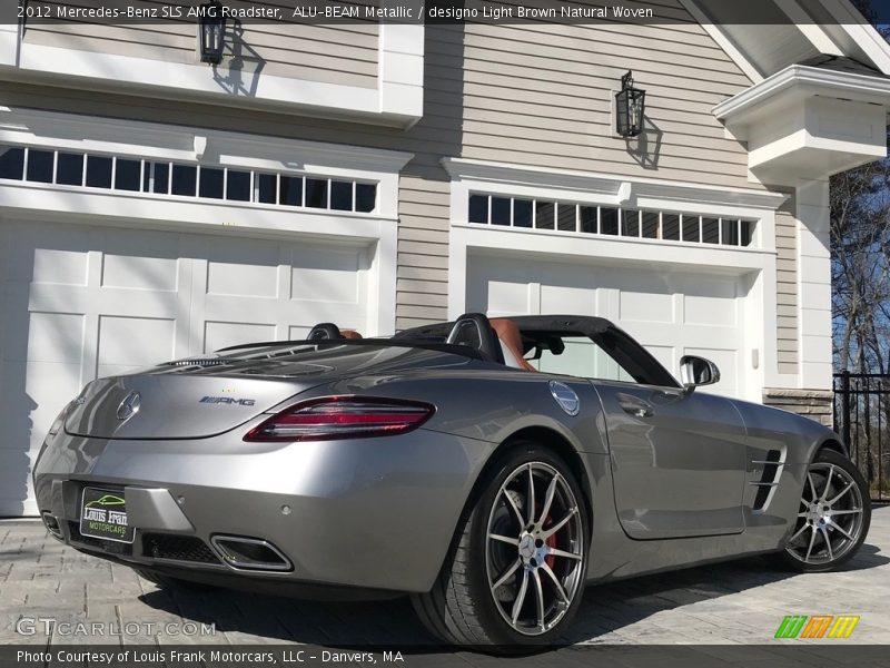 ALU-BEAM Metallic / designo Light Brown Natural Woven 2012 Mercedes-Benz SLS AMG Roadster