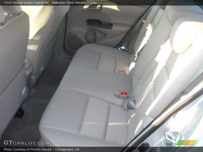 Alabaster Silver Metallic / Gray 2010 Honda Insight Hybrid EX