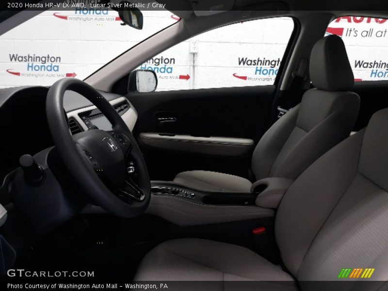 Lunar Silver Metallic / Gray 2020 Honda HR-V LX AWD
