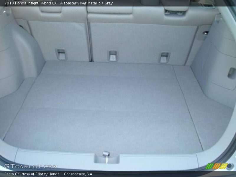 Alabaster Silver Metallic / Gray 2010 Honda Insight Hybrid EX