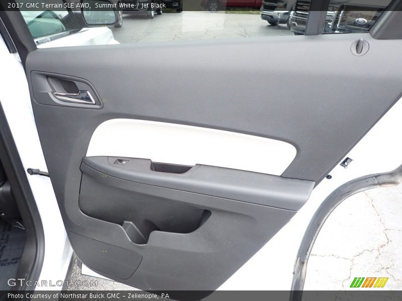 Summit White / Jet Black 2017 GMC Terrain SLE AWD