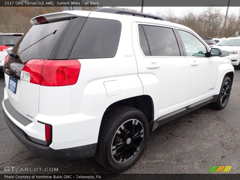 Summit White / Jet Black 2017 GMC Terrain SLE AWD
