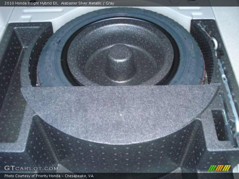 Alabaster Silver Metallic / Gray 2010 Honda Insight Hybrid EX