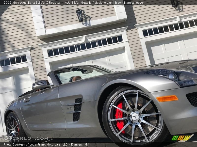 ALU-BEAM Metallic / designo Light Brown Natural Woven 2012 Mercedes-Benz SLS AMG Roadster