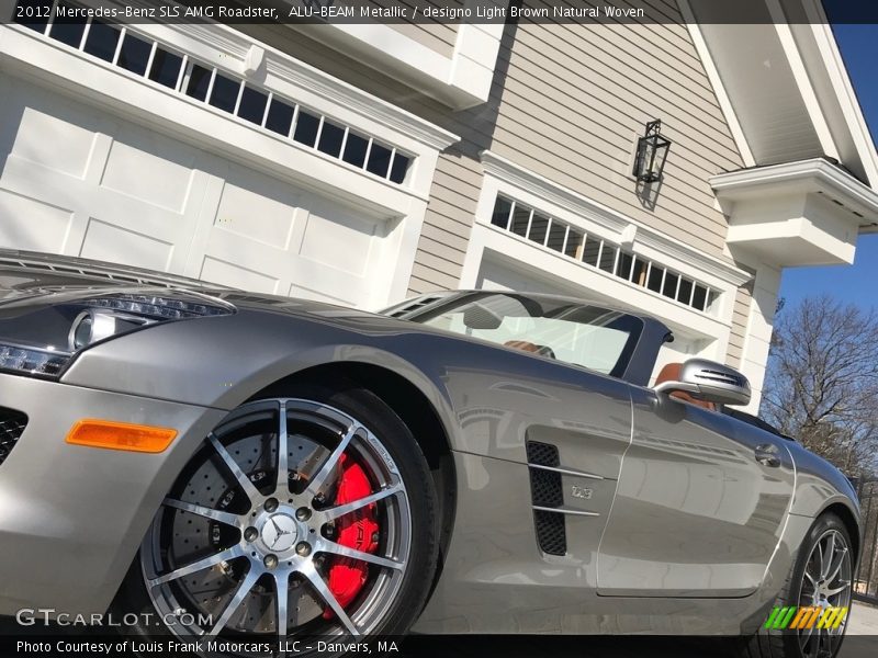 ALU-BEAM Metallic / designo Light Brown Natural Woven 2012 Mercedes-Benz SLS AMG Roadster