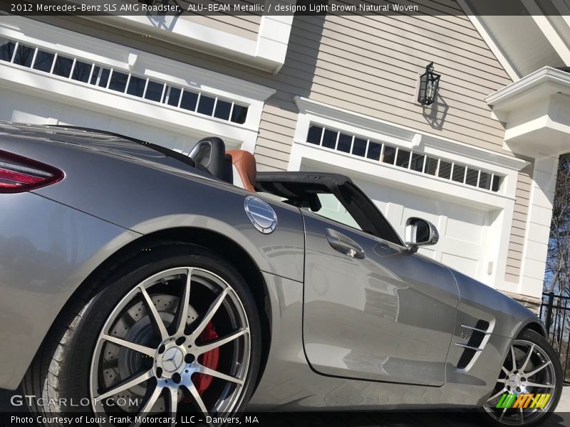 ALU-BEAM Metallic / designo Light Brown Natural Woven 2012 Mercedes-Benz SLS AMG Roadster