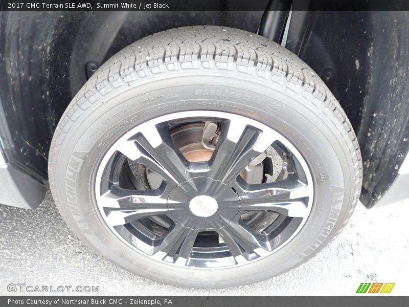 Summit White / Jet Black 2017 GMC Terrain SLE AWD