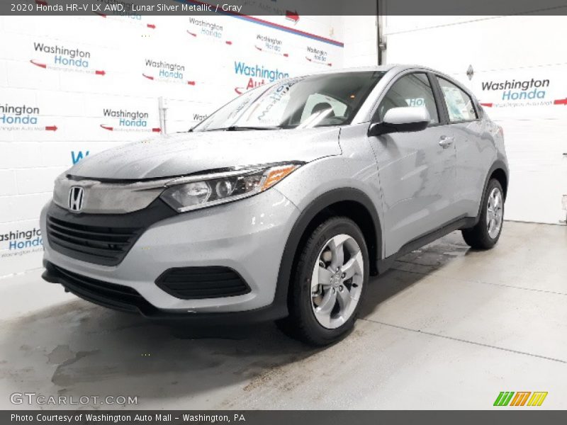 Lunar Silver Metallic / Gray 2020 Honda HR-V LX AWD