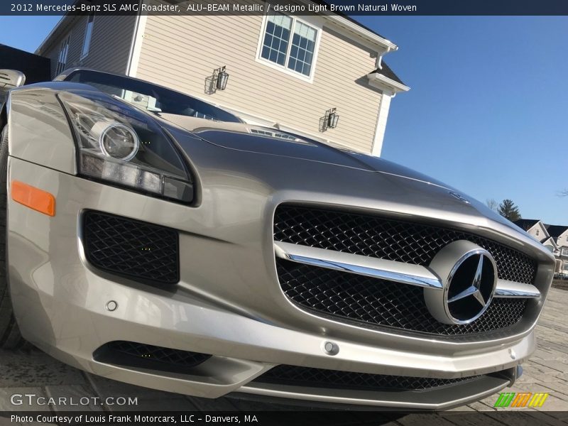 ALU-BEAM Metallic / designo Light Brown Natural Woven 2012 Mercedes-Benz SLS AMG Roadster