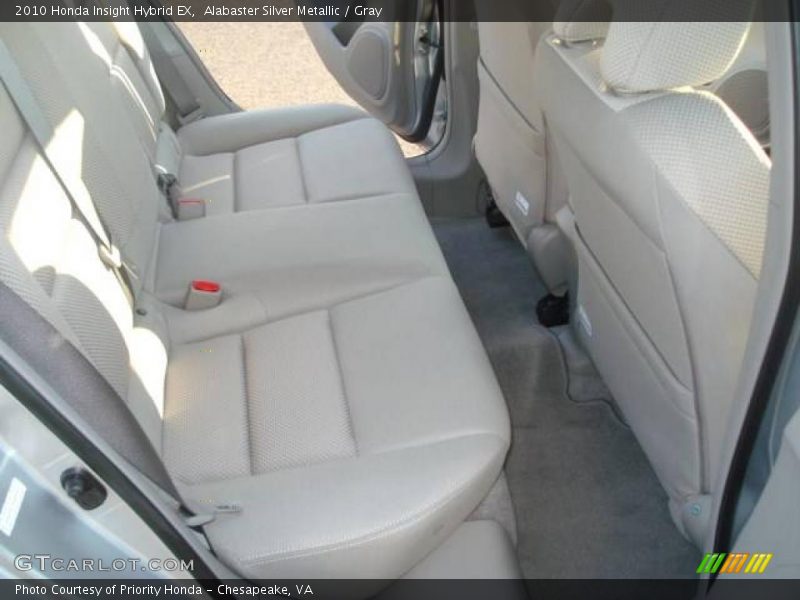Alabaster Silver Metallic / Gray 2010 Honda Insight Hybrid EX