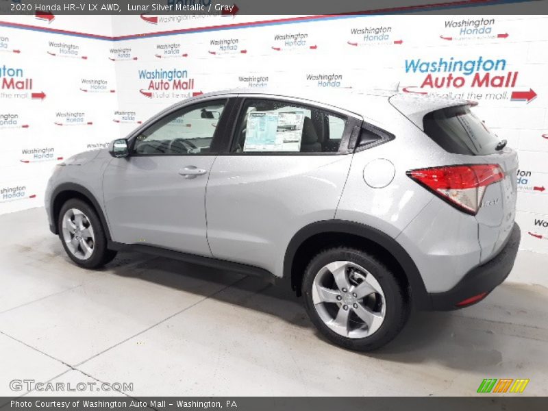 Lunar Silver Metallic / Gray 2020 Honda HR-V LX AWD