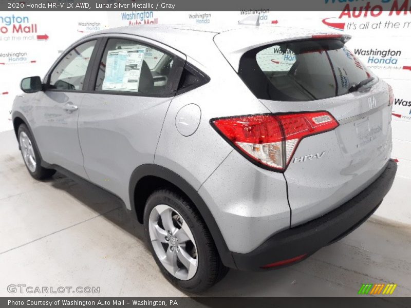 Lunar Silver Metallic / Gray 2020 Honda HR-V LX AWD
