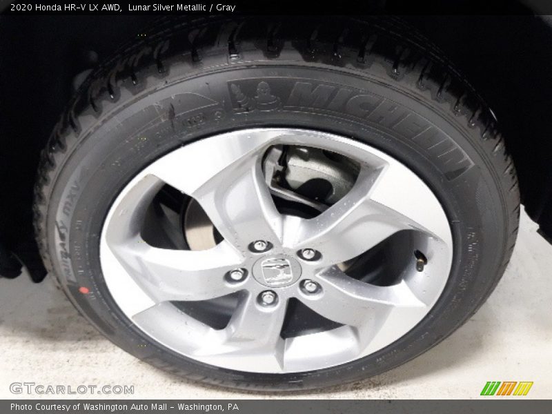 Lunar Silver Metallic / Gray 2020 Honda HR-V LX AWD