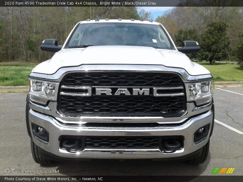 Bright White / Black/Diesel Gray 2020 Ram 4500 Tradesman Crew Cab 4x4 Chassis