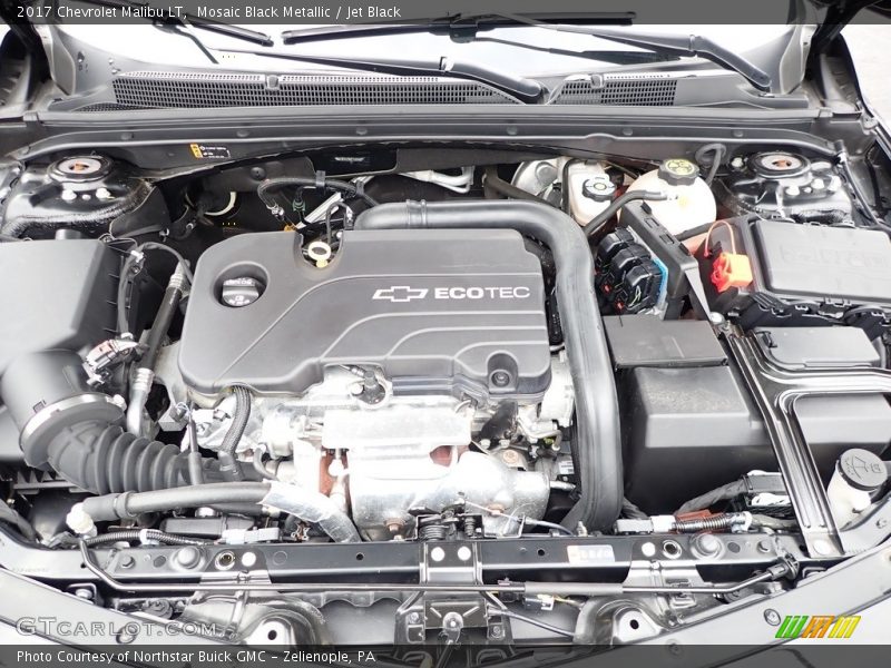 Mosaic Black Metallic / Jet Black 2017 Chevrolet Malibu LT