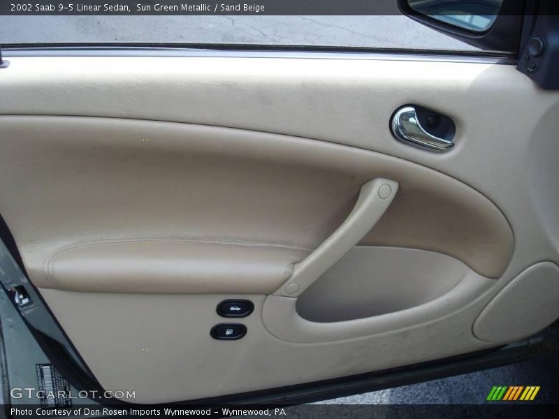 Sun Green Metallic / Sand Beige 2002 Saab 9-5 Linear Sedan