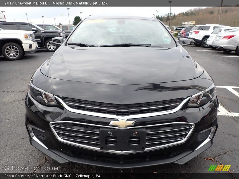 Mosaic Black Metallic / Jet Black 2017 Chevrolet Malibu LT