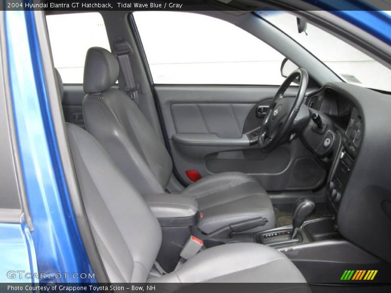 Tidal Wave Blue / Gray 2004 Hyundai Elantra GT Hatchback