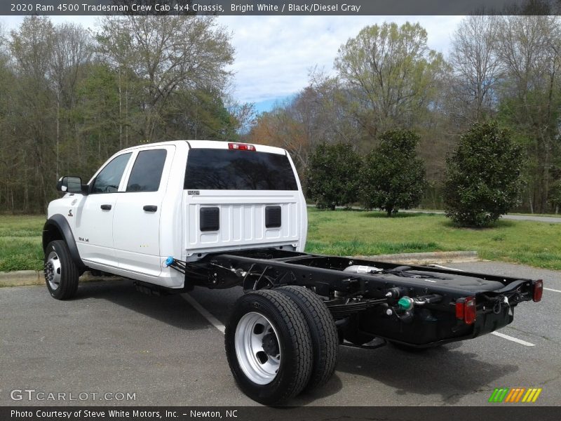 Bright White / Black/Diesel Gray 2020 Ram 4500 Tradesman Crew Cab 4x4 Chassis