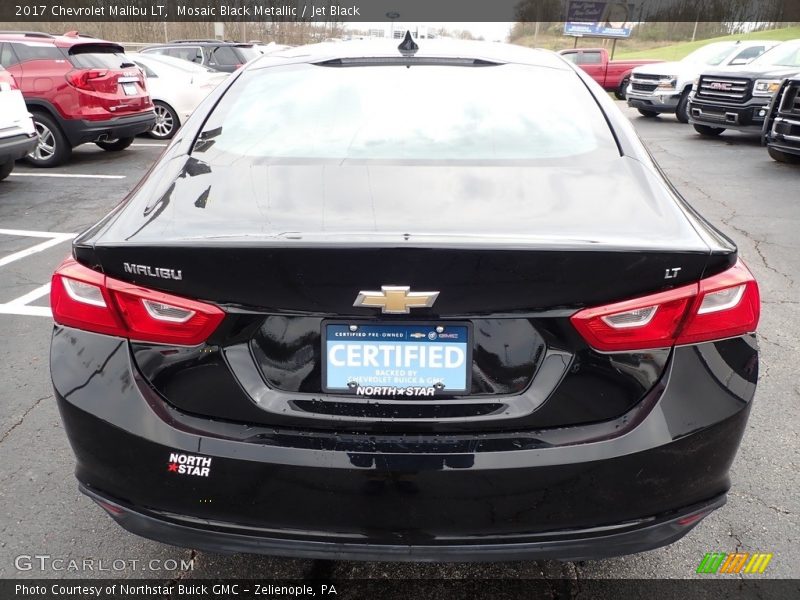 Mosaic Black Metallic / Jet Black 2017 Chevrolet Malibu LT