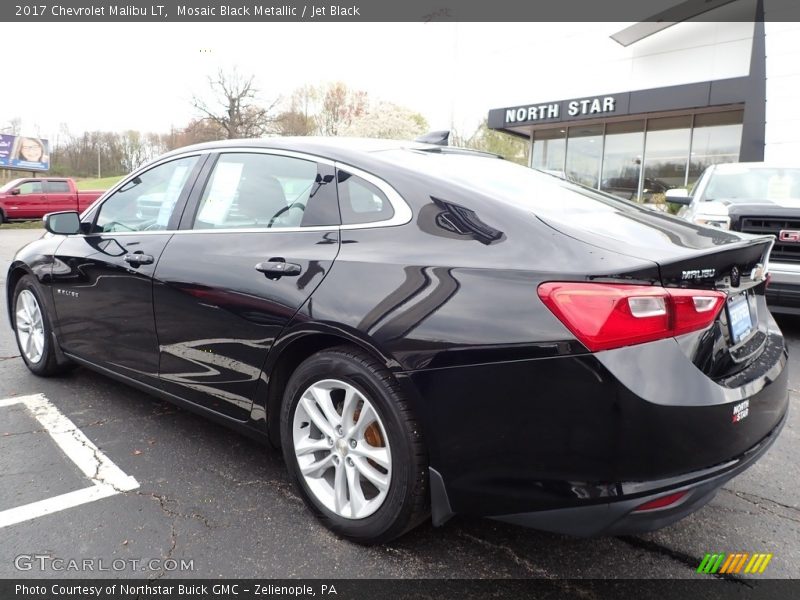 Mosaic Black Metallic / Jet Black 2017 Chevrolet Malibu LT