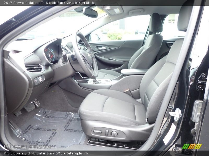 Mosaic Black Metallic / Jet Black 2017 Chevrolet Malibu LT