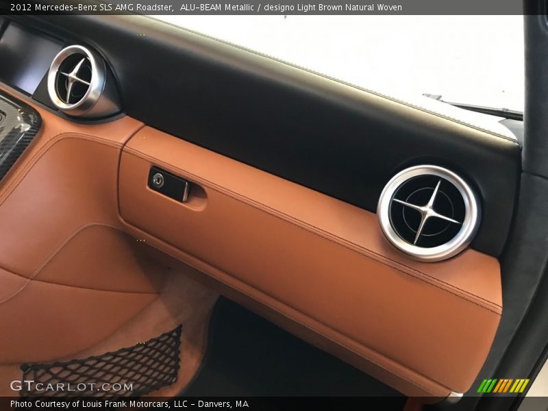 ALU-BEAM Metallic / designo Light Brown Natural Woven 2012 Mercedes-Benz SLS AMG Roadster