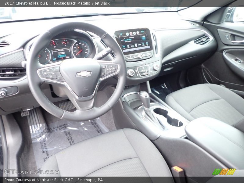 Mosaic Black Metallic / Jet Black 2017 Chevrolet Malibu LT