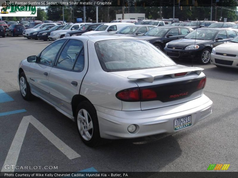 Ultra Silver Metallic / Graphite 2001 Pontiac Sunfire SE Sedan