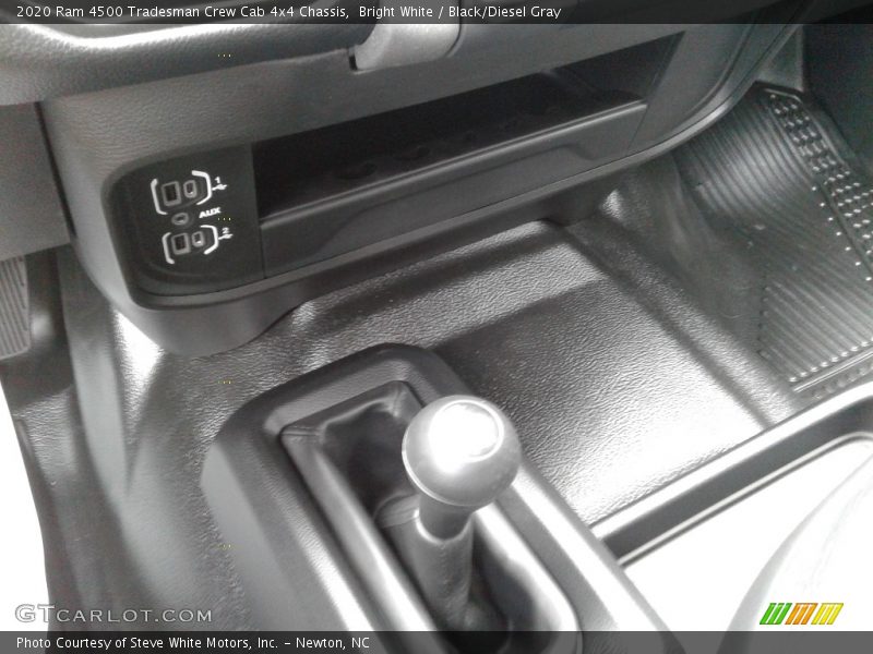 Bright White / Black/Diesel Gray 2020 Ram 4500 Tradesman Crew Cab 4x4 Chassis