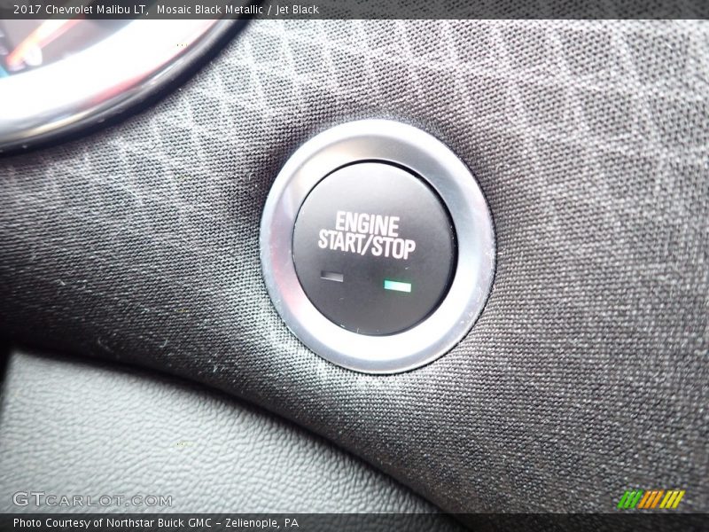 Mosaic Black Metallic / Jet Black 2017 Chevrolet Malibu LT