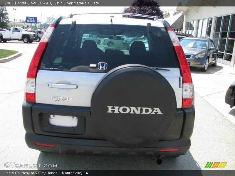 Satin Silver Metallic / Black 2005 Honda CR-V EX 4WD