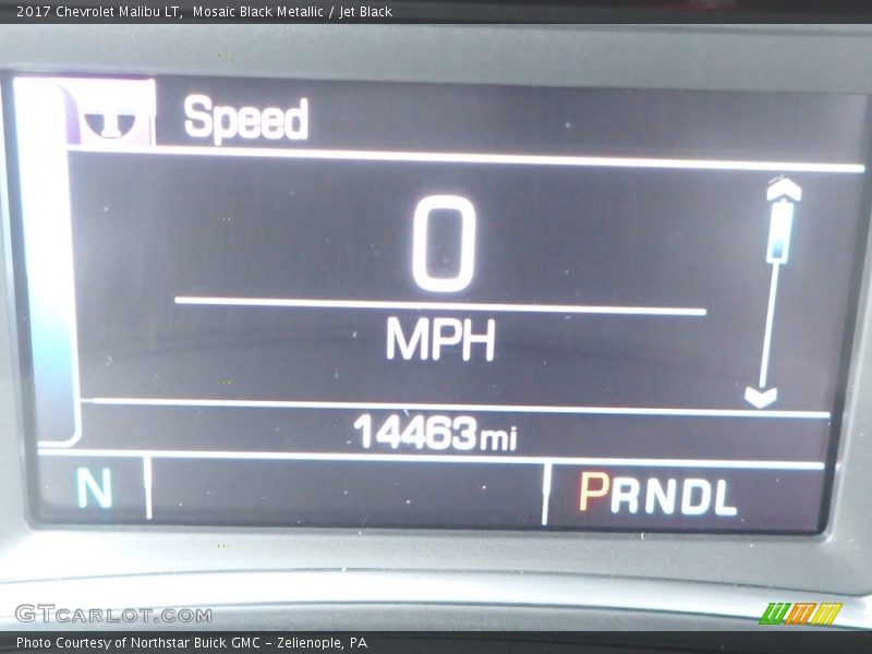 Mosaic Black Metallic / Jet Black 2017 Chevrolet Malibu LT