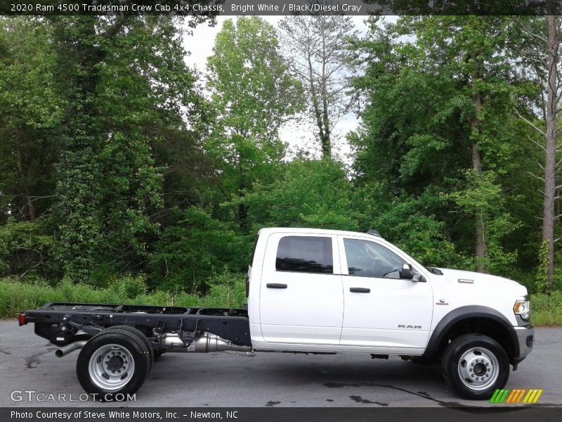 Bright White / Black/Diesel Gray 2020 Ram 4500 Tradesman Crew Cab 4x4 Chassis