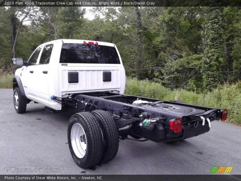 Bright White / Black/Diesel Gray 2020 Ram 4500 Tradesman Crew Cab 4x4 Chassis