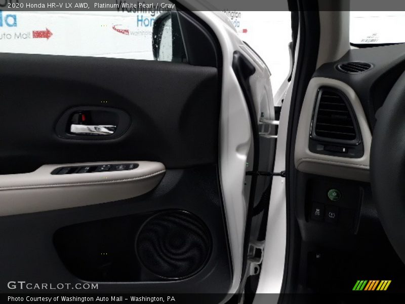 Platinum White Pearl / Gray 2020 Honda HR-V LX AWD