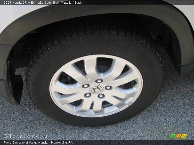 Satin Silver Metallic / Black 2005 Honda CR-V EX 4WD