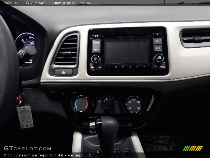 Platinum White Pearl / Gray 2020 Honda HR-V LX AWD