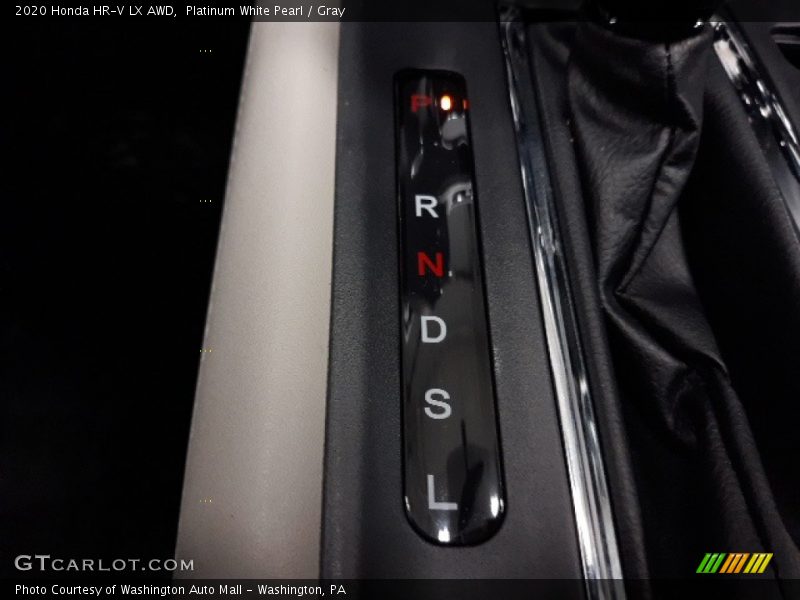 Platinum White Pearl / Gray 2020 Honda HR-V LX AWD